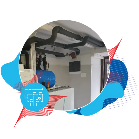 Montaža toplote črpalke Nastavitev Ogrevalnega Sistema